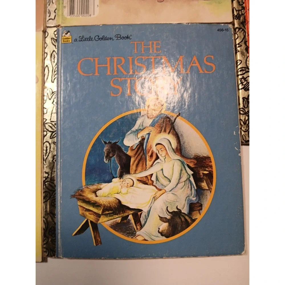 Vintage Lot of 5 Little Golden Books  Puppy Love, Christmas Story, Kittens &more